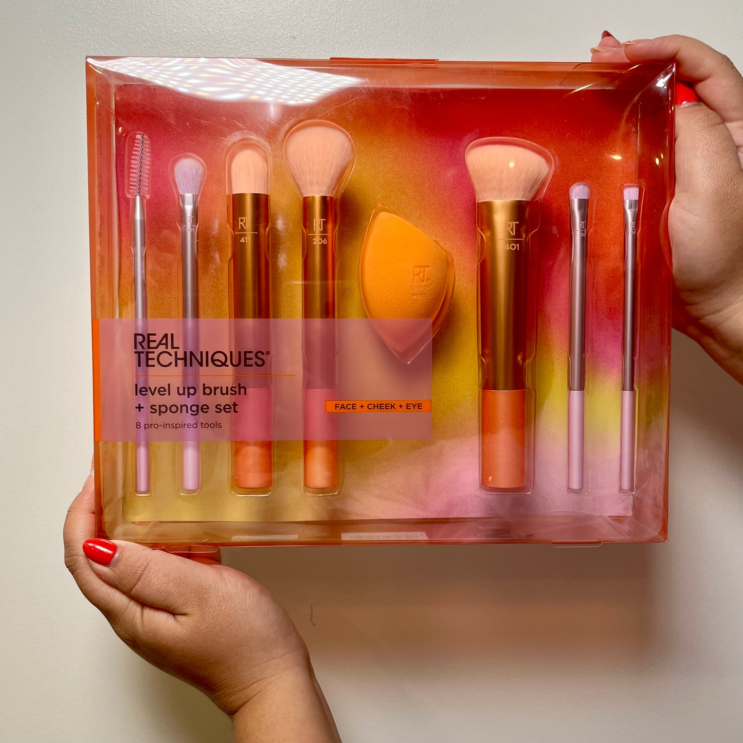 Level up brush + sponge set