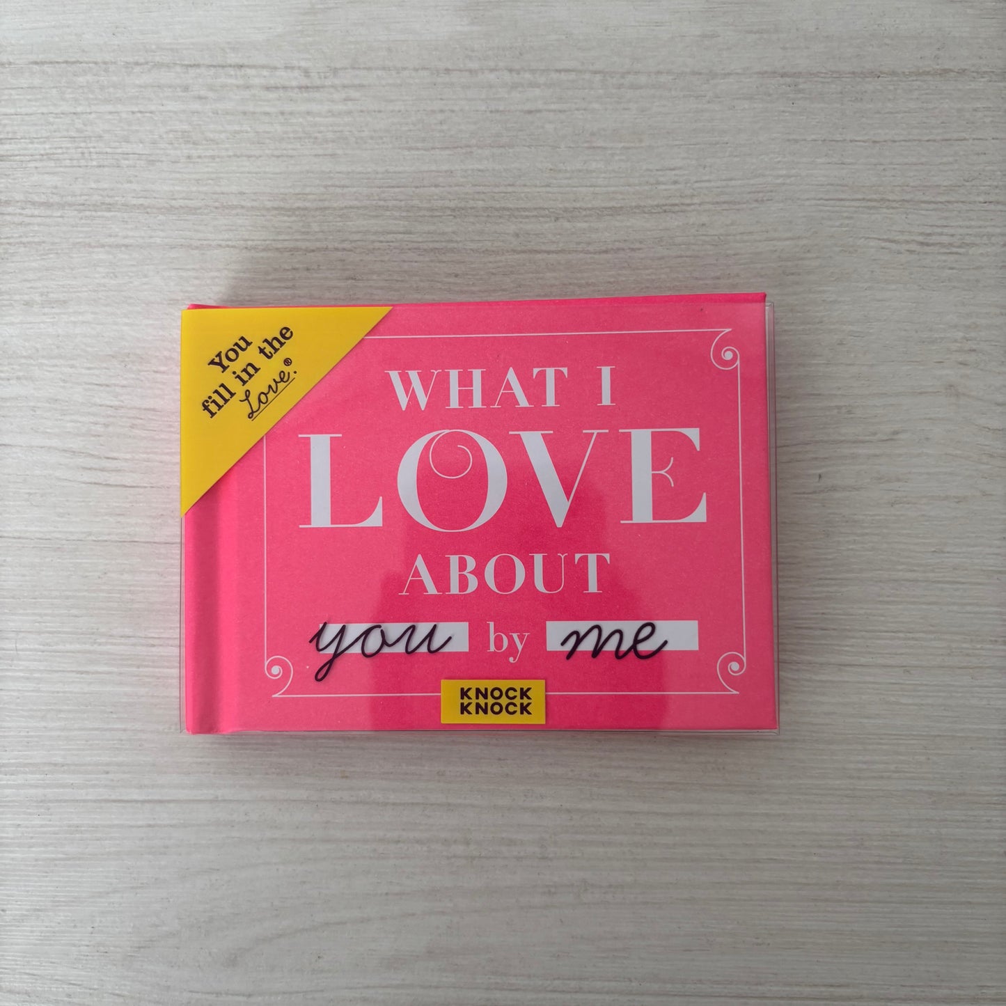Libreta para regalar: What I love about you