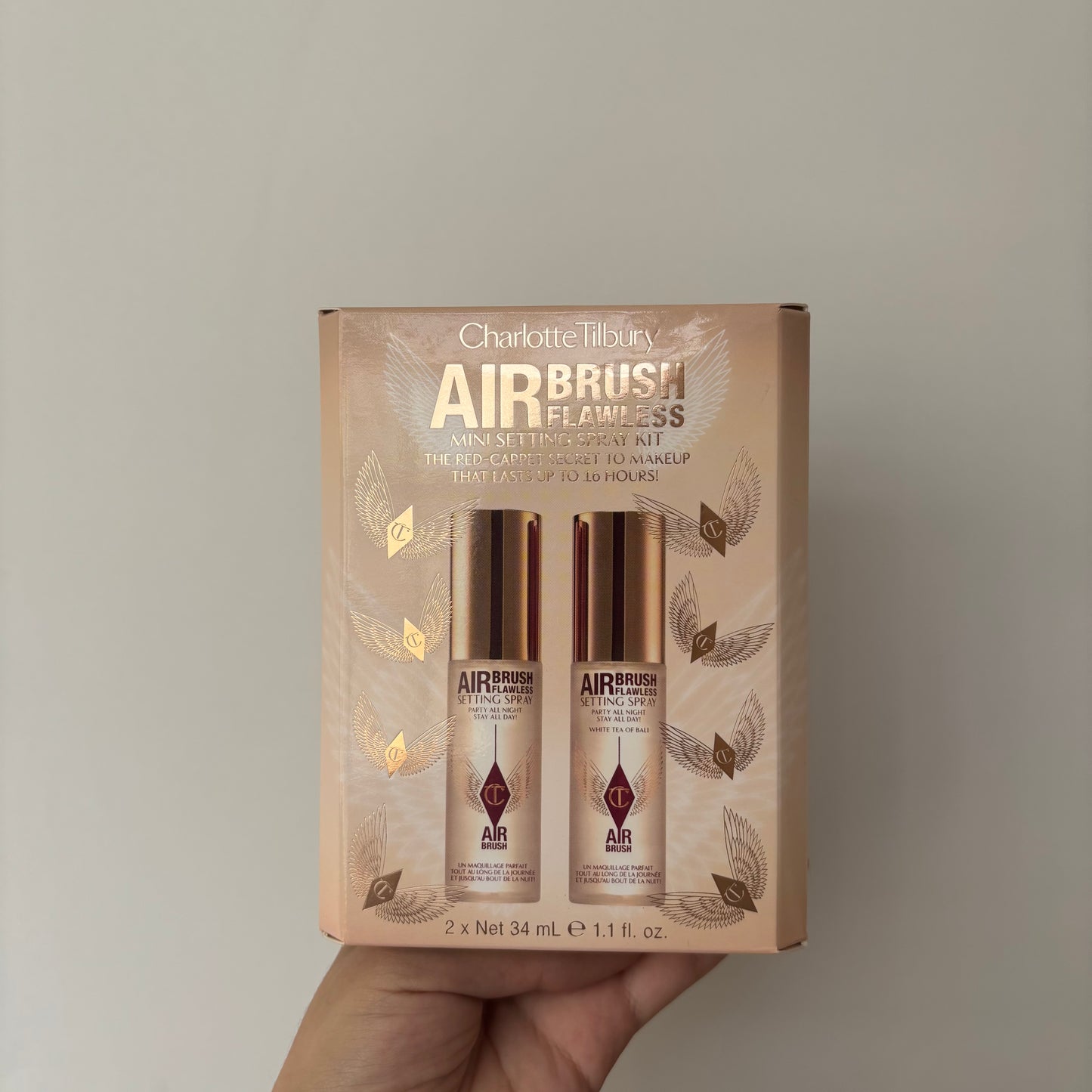 Charlotte Tilbury Mini Airbrush Flawless Setting Spray Duo Gift Set